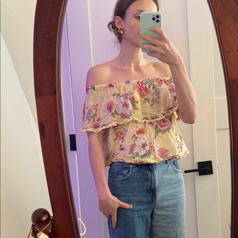 Floral Off-Shoulder Top